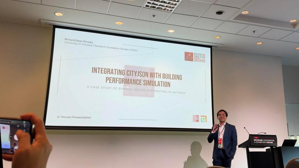 Richard Dean Morales presenting at BS2025