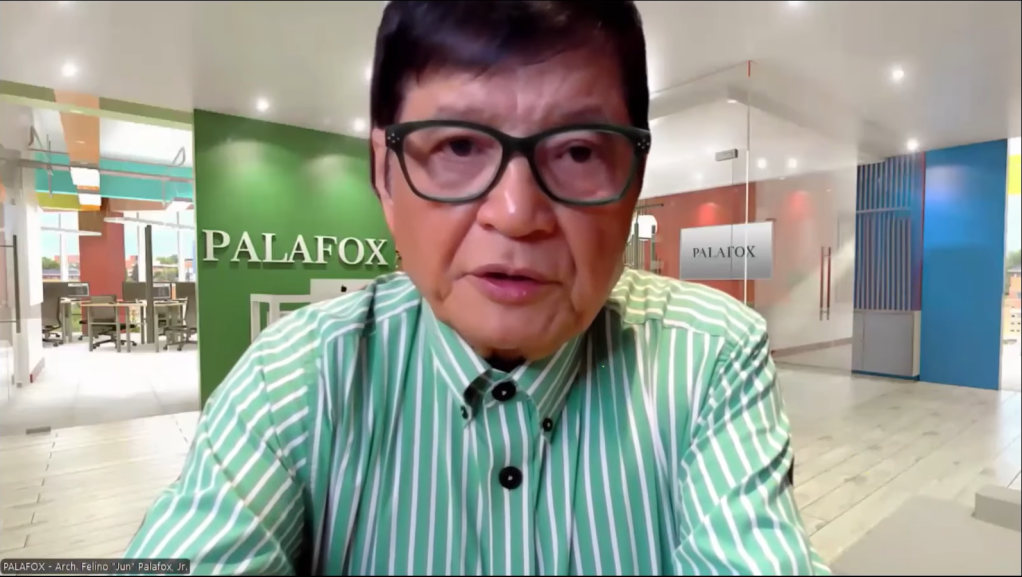Felino Palafox Jr. presenting